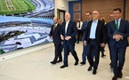 Le président de la FIFA visite le Grand stade de Tanger