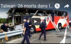 Taïwan: 26 morts dans l'accident d'un autocar