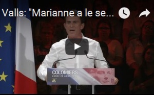 Valls: "Marianne a le sein nu, elle n'est pas voilée parce qu'elle est libre"