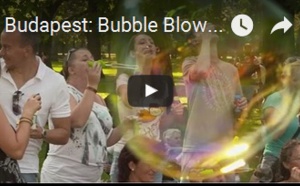 Des bulles de savon à Budapest