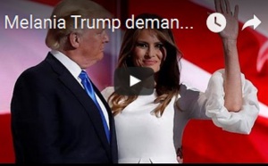 Melania Trump demande 150 millions de dollars pour diffamation