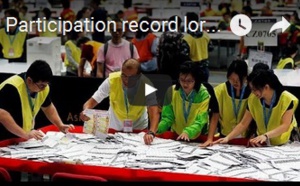 Participation record lors des élections à Hong Kong
