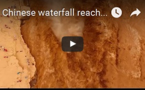 Impressionnantes chutes d'eau en Chine