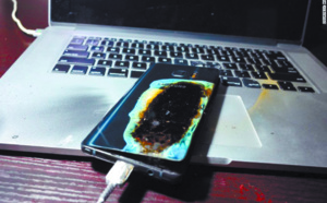 Le Galaxy Note 7, toujours aussi explosif Le Galaxy Note 7, toujours aussi explosif