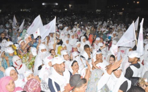 Après Errachidia et Oujda, Driss Lachguar, lors du meeting électoral de Dakhla