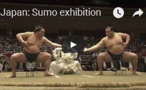 Exposition du sumo à Tokyo