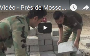 Près de Mossoul, les Peshmerga construisent une ligne de démarcation