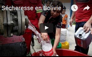 Sécheresse en Bolivie : de plus en plus de coupures d'eau