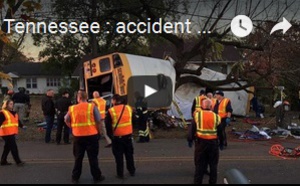 Tennessee : accident mortel d'un bus scolaire