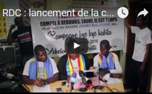 RDC : lancement de la campagne "Bye bye Kabila" pour obtenir le départ du chef de l'Etat