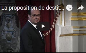La proposition de destitution de François Hollande rejetée par l’Assemblée