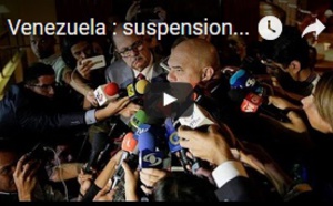 Venezuela : suspension du dialogue politique