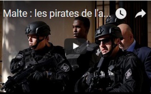 Malte : les pirates de l'air présentés à la justice