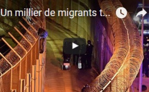 Un millier de migrants tente de forcer la frontière espagnole de Ceuta