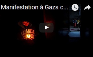 Manifestation à Gaza contre la pénurie d'électricité