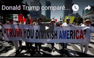 Donald Trump comparé à Adolf Hitler par des manifestants mexicains