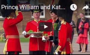 Le prince William et sa femme, Kate, célèbrent la St-Patrick