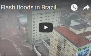 Inondations soudaines au Brésil