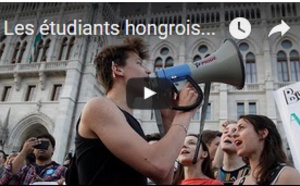 Les étudiants hongrois manifestent en soutien à l'université Soros