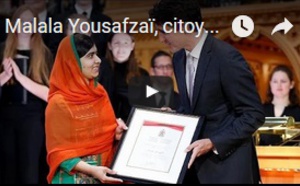 Malala Yousafzaï, citoyenne d'honneur canadienne