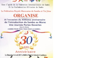 30ème anniversaire de l'introduction du sambo au Maroc