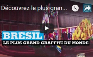 Découvrez le plus grand graffiti du monde au BRÉSIL