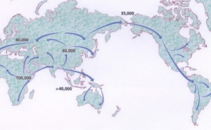 Depuis quand l'homme peuple-t-il les différents continents ?