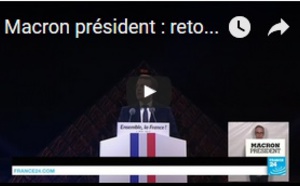 Macron président : retour sur la soirée sur l'esplanade du Louvre