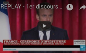 1er discours d'Emmanuel Macron, président de la République française