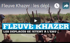 Fleuve Khazer : les déplacés de Mossoul se jettent à l'eau