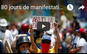 80 jours de manifestations au Venezuela