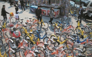En Chine, le vélo partagé victime de son succès