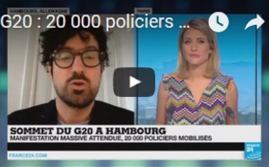 G20 : 20 000 policiers mobilisés en prévision d'une manifestation monstre