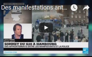 Des manifestations anti-G20 tournent à l'affrontement à Hambourg