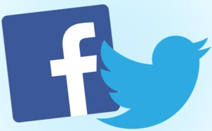 Facebook flambe, Twitter coule