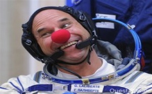 Un clown dans l'espace