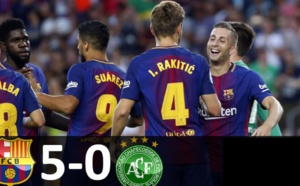 L’hommage du Barça de l'après-Neymar à Chapecoense