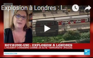 Explosion à Londres : la police parle d''un "acte terroriste"