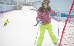 En Chine, dans le plus grand parc de ski en salle du monde