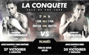 Boxe : Ahmed El Moussaoui surclasse Carlos Molina
