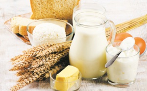 Les produits laitiers font chuter les prix alimentaires en octobre