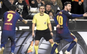 Liga : Le Barça évite le pire à Valence