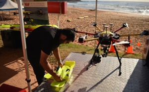 Des drones surveillent les plages à la recherche de requins