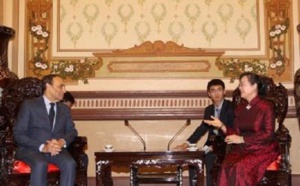 Habib El Malki s’entretient avec la présidente du Conseil populaire de Ho Chi Minh-Ville
