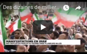 Des dizaines de milliers d'Iraniens descendent dans la rue pour soutenir le pouvoir