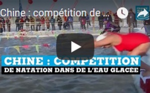 Chine : compétition de natation dans de l'eau glacée