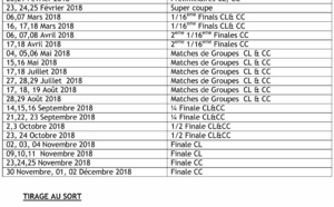 La CAF revoit le calendrier des concours interclubs