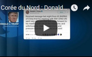 Corée du Nord : Donald Trump optimiste
