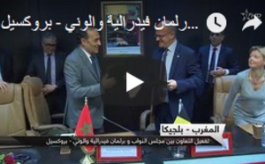 تفعيل التعاون بين مجلس النواب المغربي و برلمان فيدرالية والوني - بروكسيل