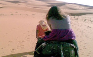 Merzouga : L’été des bains de sable Merzouga : L’été des bains de sable
